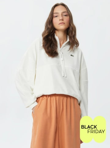 Lacoste Sweatjacke in Weiß