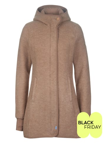 finside Fleecejacke "Kansa" in Hellbraun