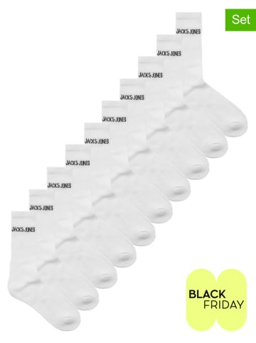 Jack & Jones 10-delige set: sokken wit
