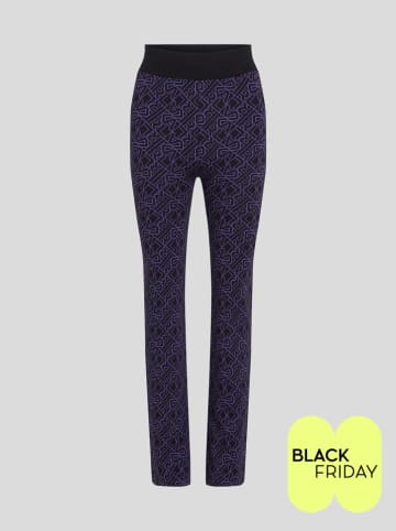Karl Lagerfeld Legging zwart/paars