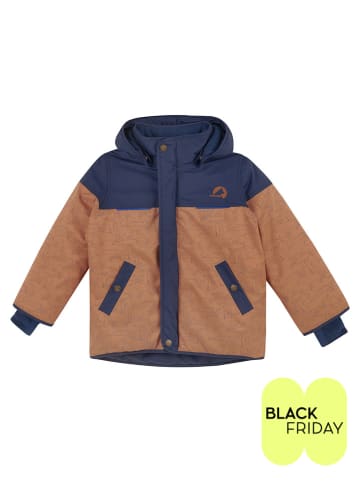 finkid Winterjacke "Koira Ice" in Hellbraun/ Dunkelblau