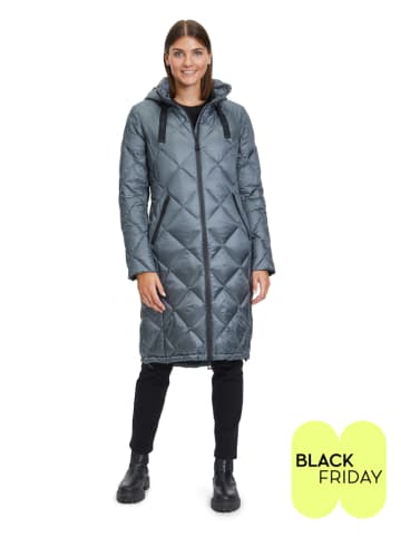 Gil Bret Doorgestikte mantel grijs