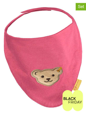 Steiff 2er Set: Halstücher in Pink