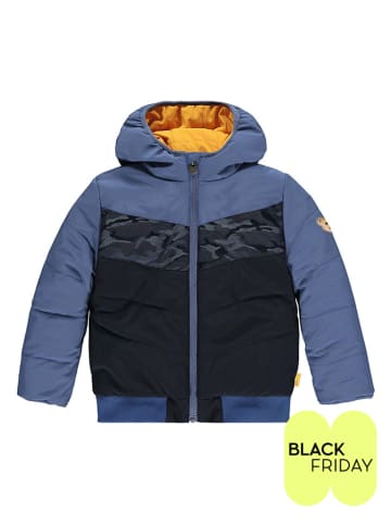 Steiff Wende-Steppjacke in Schwarz/ Blau