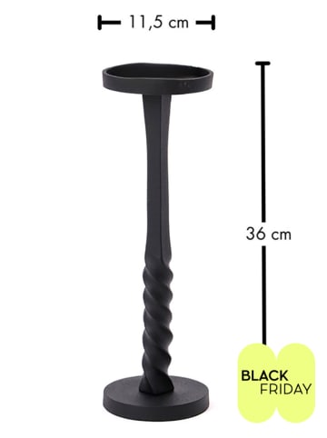 FYNCH-HATTON Kaarshouder "Kobe" zwart - (H)36 x Ø 11,5 cm