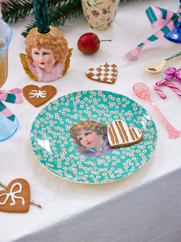 Rice Frühstücksteller "Angel" in Grün - Ø 20 cm