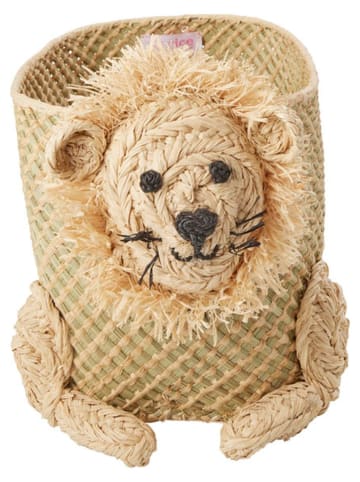 Rice Opbergmand "Lion" beige - (H)34 x Ø 20 cm