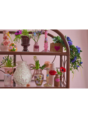 Rice 2er-Set: Aufbewahrungskörbe in Hellbraun/ Pink - (B)14 x (H)14 x (T)14 cm 