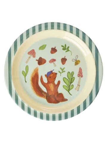 Rice Kinder-Frühstücksteller "Happy Forest" in Bunt - Ø 22 cm