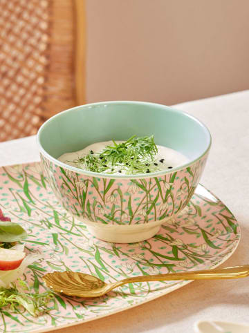 Rice Müslischale "Snowdrop" in Rosa/ Grün - 300 ml