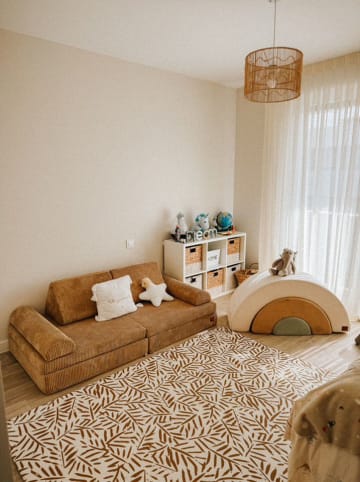 Bunky Spielsofa ''Earthly'' in Braun - (B)168 x (H)58 x (T)84 cm