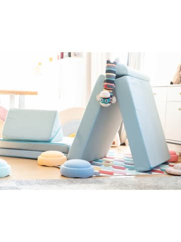 Bunky Kanapa "Jelly Bean" w kolorze błękitnym do zabawy - 168 x 58 x 84 cm