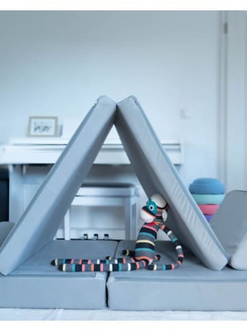 Bunky Kanapa "Stormy" w kolorze szarym do zabawy - 168 x 58 x 84 cm