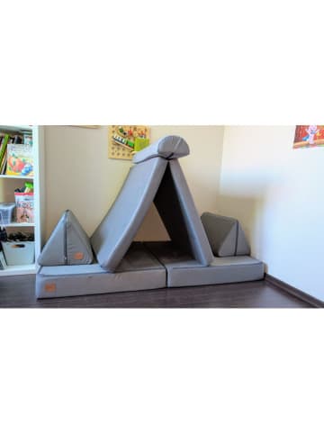 Bunky Kanapa "Satellite" w kolorze szarym do zabawy - 168 x 58 x 84 cm