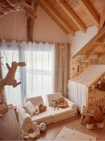 Bunky Speelsofa "Teddy'' beige - (B)168 x (H)58 x (D)84 cm