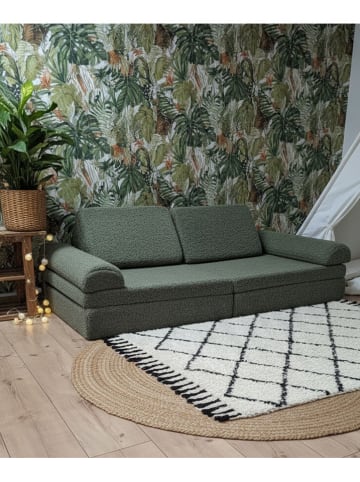 Bunky Kanapa "Teddy" w kolorze zielonym do zabawy - 168 x 58 x 84 cm