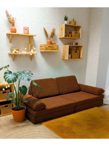 Bunky Spielsofa ''Teddy'' in Braun - (B)168 x (H)58 x (T)84 cm