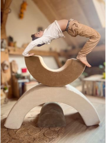 Bunky Spielregenbogen ''Lumberjack'' in Creme/ Braun/ Grau - (B)106 x (H)53 x (T)40 cm