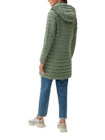 S.OLIVER RED LABEL Płaszcz pikowany w kolorze zielonym