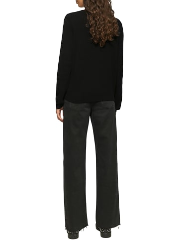 QS by S. Oliver Pullover in Schwarz