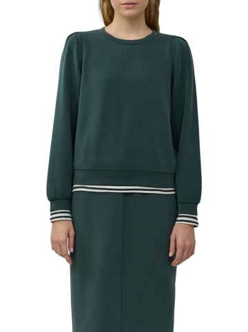 s.Oliver Sweatshirt in Dunkelgrün