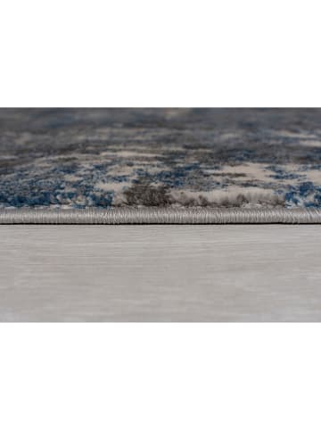 Flair Rugs Laagpolig tapijt "Wonderlust Cocktail" grijs/blauw