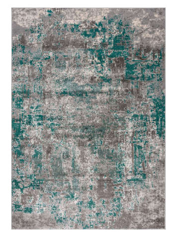 Flair Rugs Kurzflor-Teppich ''Wonderlust Cocktail'' in Grau/ Grün