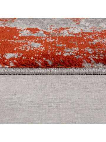 Flair Rugs Kurzflor-Teppich ''Wonderlust Cocktail'' in Grau/ Orange