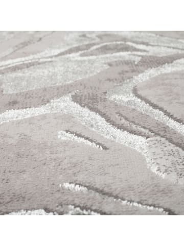 Flair Rugs Teppich in Silber/ Grau