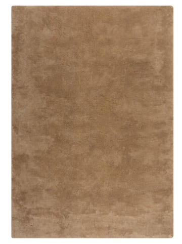 Flair Rugs Hochflor-Teppich "Farore" in Hellbraun