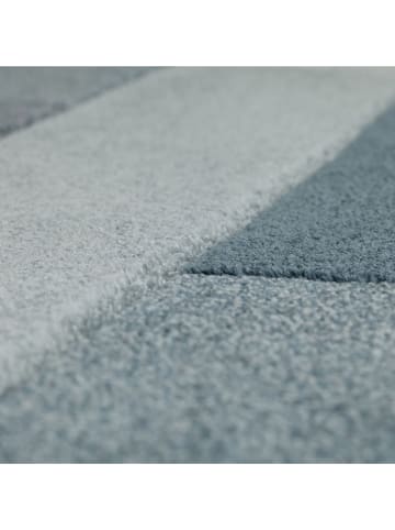 Flair Rugs Tapijt blauw/grijs/meerkleurig