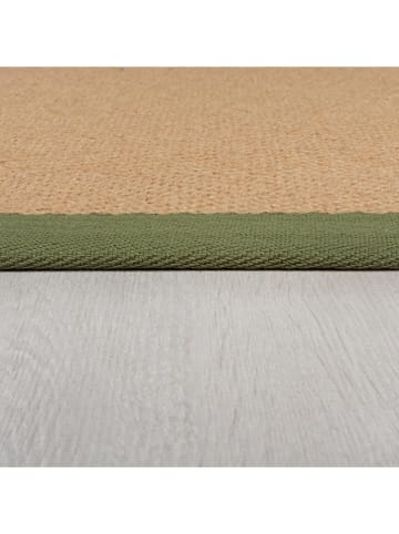 Flair Rugs Jute-Teppich in Hellbraun