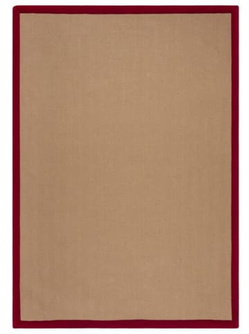 Flair Rugs Dywan w kolorze beżowo-czerwonym z juty