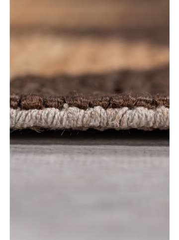Flair Rugs Jute-Läufer "Nolen" in Beige/ Braun