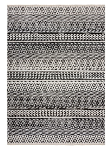 Flair Rugs Laagpolig tapijt "Santiago" zwart/wit