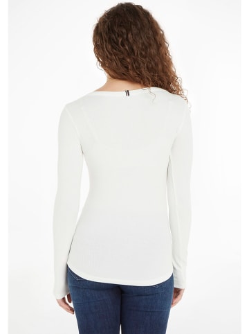 Tommy Hilfiger Longsleeve in Weiß