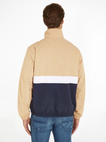 Tommy Hilfiger Blouson in Beige/ Dunkelblau