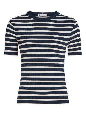 Tommy Hilfiger Koszulka w kolorze granatowo-białym