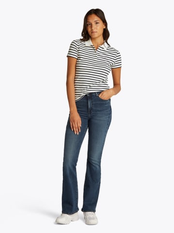 Tommy Hilfiger Koszulka polo w kolorze kremowo-granatowym