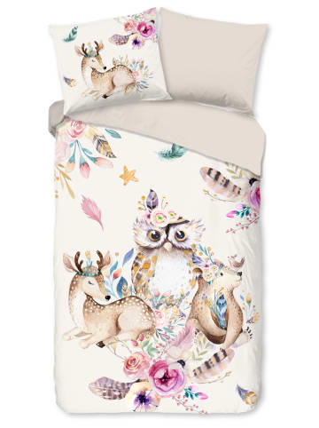 Pure Mikrofaser-Bettwäsche-Set "Meandra" in Beige