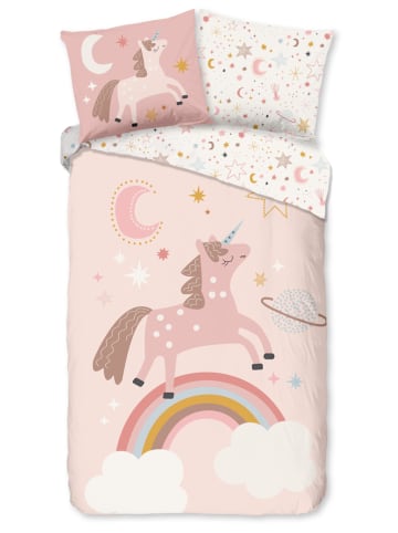 Pure Microvezel beddengoedset "Deina" lichtroze