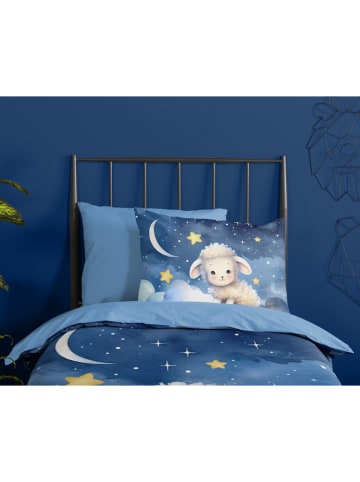 Pure Microvezel beddengoedset donkerblauw/blauw