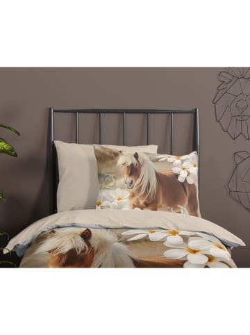 Pure Microvezel beddengoedset bruin/beige