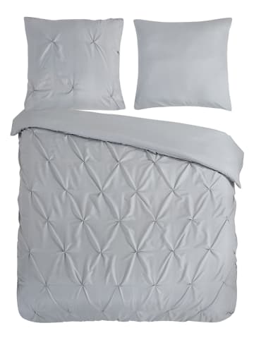 Pure Mikrofaser-Bettwäsche-Set "Elegance" in Silber