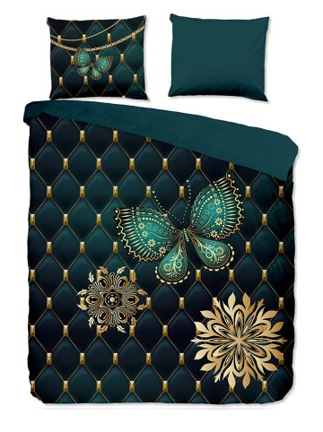 Pure Microvezel beddengoedset "Lavanya" petrol