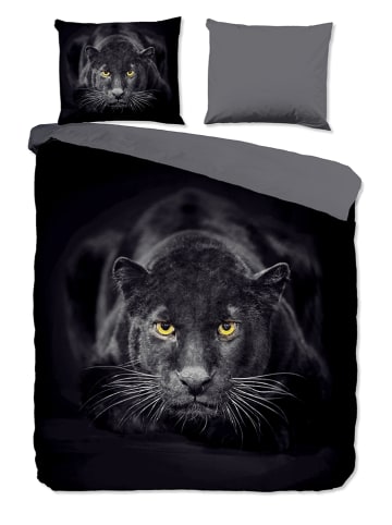 Pure Microvezel beddengoedset "Black Panter" zwart