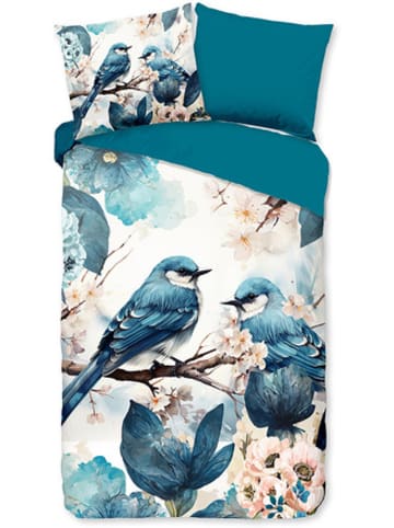 Pure Komplet pościeli "Zari" w kolorze turkusowym z mikrofibry