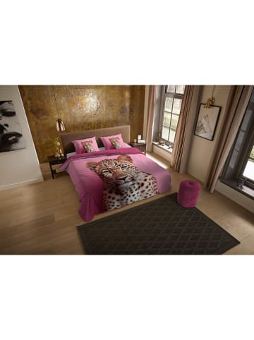 Pure Microvezel beddengoedset "Leona" roze