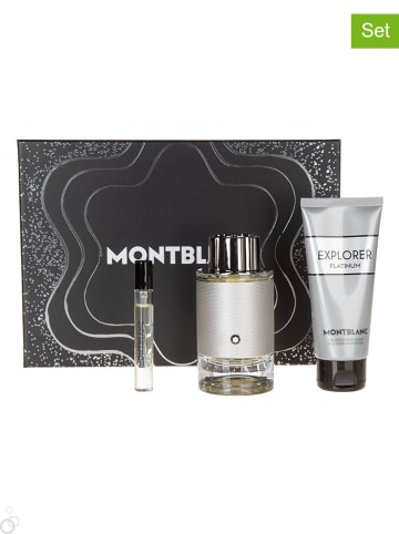 Montblanc 3-częściowy zestaw "Explorer Platinum"