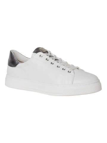 HASSIA Skórzane sneakersy "Asti" w kolorze białym